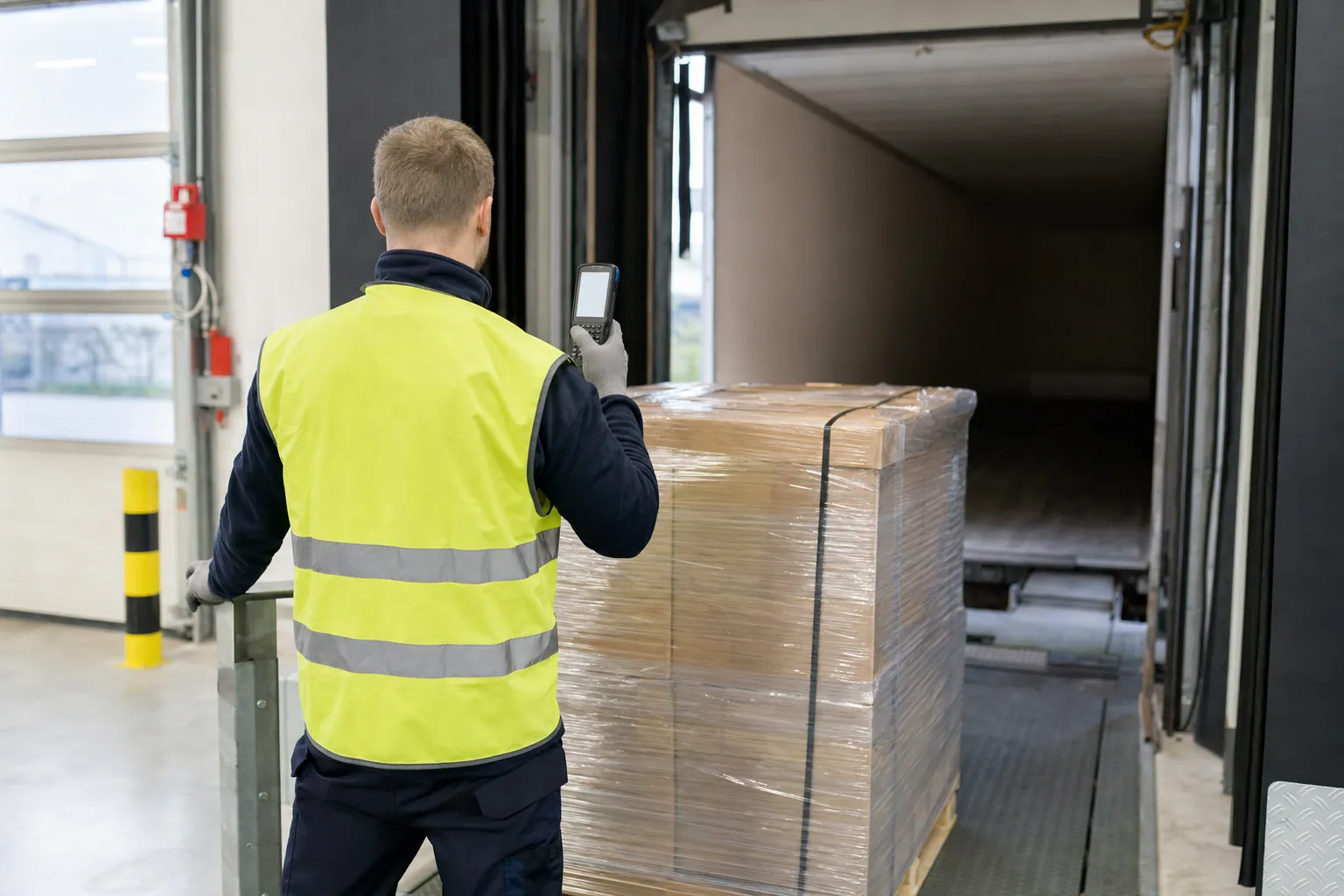 Fachkraft für Lagerlogistik bei der Warenannahme