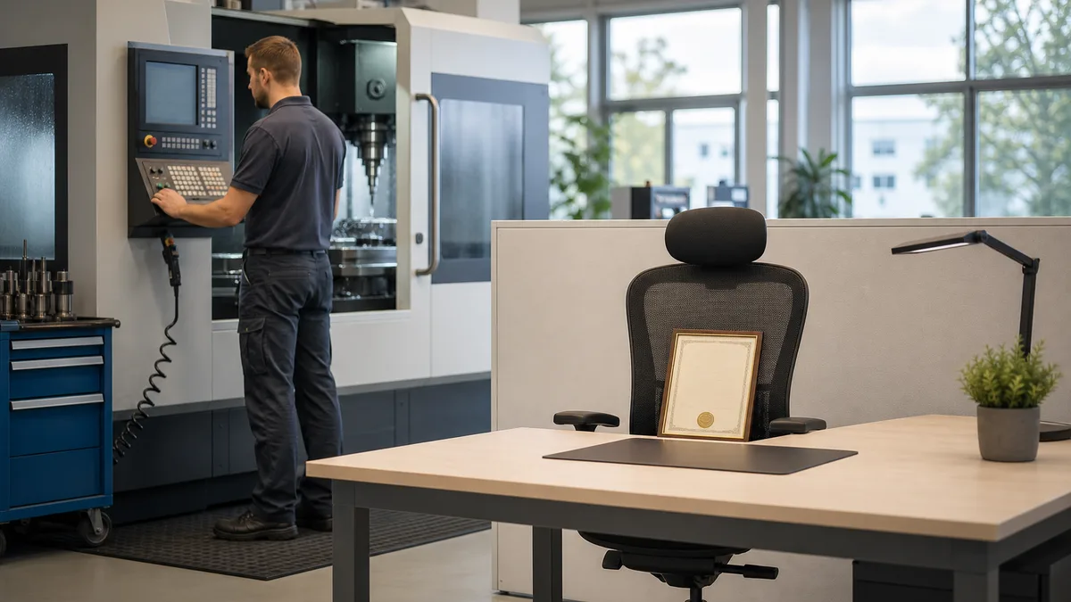 Magazin-Cover: Das Peter-Prinzip in der Produktion: Warum Ihr bester CNC-Fräser oft der schlechteste Meister ist