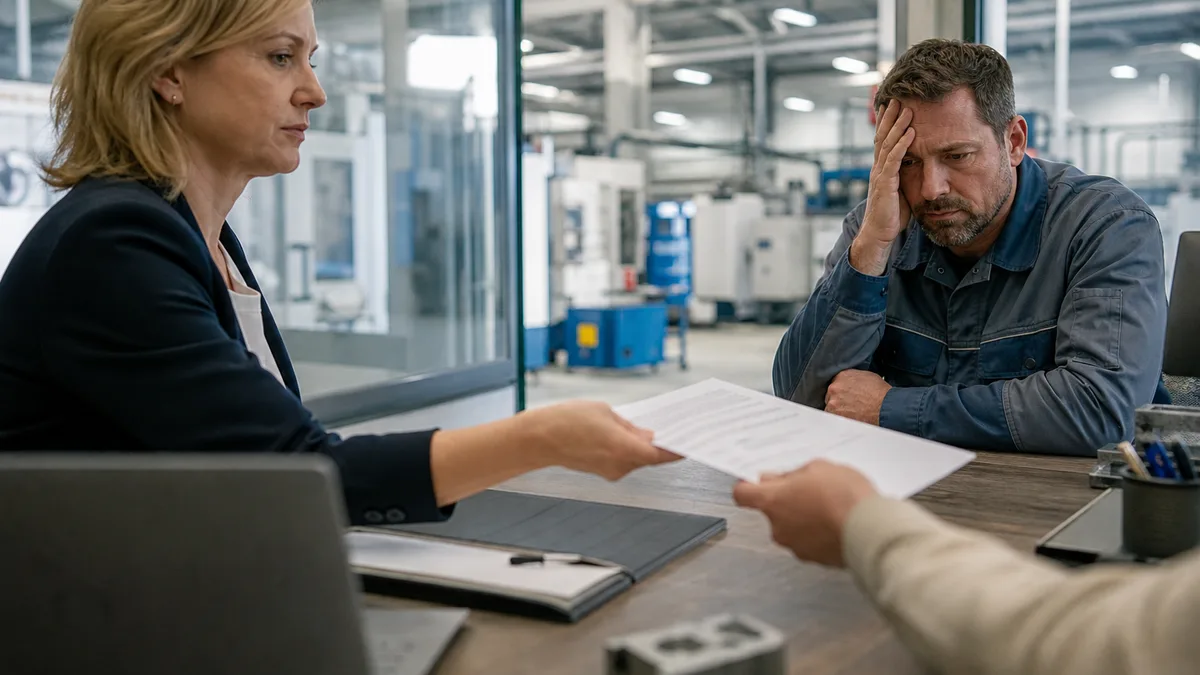 HR-Mitarbeiterin am Telefon nach einem Gegenangebot des aktuellen Arbeitgebers