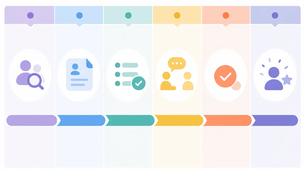 Diagramm: Recruiting-Prozess dehnt sich auf die geplante Dauer